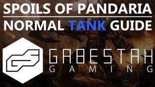 Spoils of Pandaria Normal Tank Guide VOX