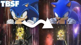 Sonic X Japanese Opening Super Sonic Transformation In 3D - CGI 3D Sonic Animation