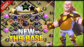 NEW TH9 BASE WITH LINKCLASH OF CLANS