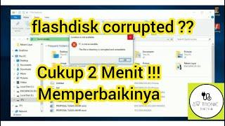 2 Minute FIX  The file or Directory Corrupted and unreadable - Harddisk or Flashdisk Cant Open