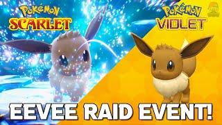 Eevee Tera Raid Spotlight Event for Pokemon Scarlet & Violet All Tera Eevees