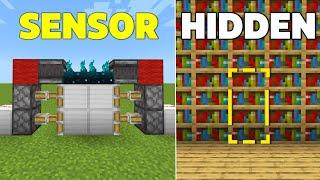 5 EASY Sculk Sensor Redstone Builds in Minecraft Bedrock 1.19