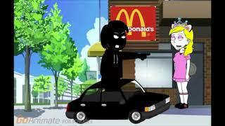 Black Bear Misbehaves At Mcdonalds