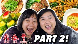 Trying EVERY NOODLE & APPETIZER at DIN TAI FUNG Full Menu Taste Test & Ranking PART 2