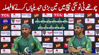 Breaking News  3 Big Changes in Pakistan team playing 11 for the 4th T20I Match against Newzealand.
