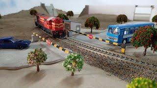 Indian Ho scale Model Train  Add trees to look my diarama more attractive..