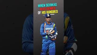 When Sehwag Was Robbed of His Century #cricket
