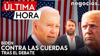 ÚLTIMA HORA  Biden contra las cuerdas torpeza y debilidad en el debate electoral frente a Trump