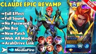 Fix Update - Script Skin Claude Epic Revamp No Password  Voice Indonesia & English  Patch Terbaru