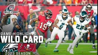 Philadelphia Eagles vs. Tampa Bay Buccaneers Game Highlights  NFL 2023 Super Wild Card Weekend