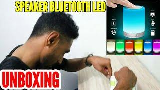 UNBOXING# Speaker Bluetooth LED  Touch Speaker Portable LED