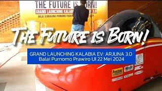 Grand Launching Kalabia EV Arjuna 3.0 UI Supermileage Vehicle Di Balai Purnomo