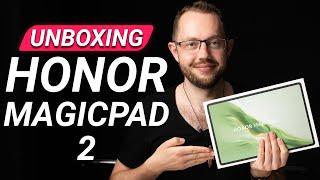 Honor MagicPad 2 Unboxing OLED-Tablet mit Stift & Tastatur