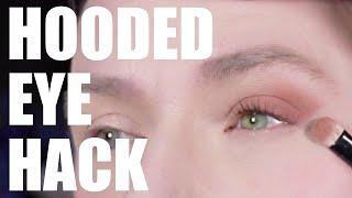 HOODED EYE HACK FOR VERY LOOSE EYELIDS