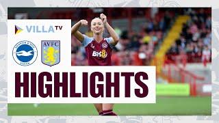 Lehmann Secures Villa Win  Brighton and Hove Albion 0-1 Aston Villa Women  HIGHLIGHTS