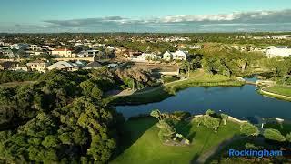 Beautiful Seceret Harbour Golf Links aerial view