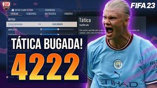 FIFA 23  TÁTICA PERSONALIZADA BUGADA FORMAÇÃO 4222 - FIFA 23 ULTIMATE TEAM
