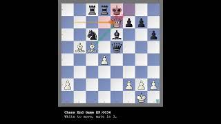 Chess Puzzle EP034 #chessendgame #chessendgames #chesstips #chess #Chesspuzzle #chesstactics