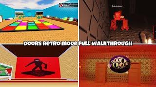 ROBLOX-Doors April Fool Retro Mode Full Walkthrough