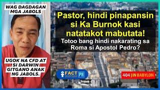 Mababasa ba sa KJV Bible na si Pedro ay nakarating ng Roma? Pastor James BUTATA kay Ka Burnok