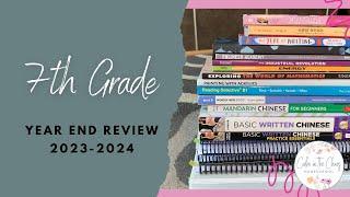 7th Grade Homeschool Curriculum Review  Homeschool Curriculum Year End Update