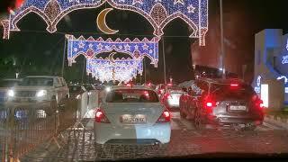 Eid celebration lights in katara