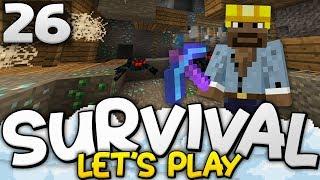 CRAZIEST MINING TRIP YET - Survival Lets Play Ep. 26 - Minecraft Bedrock PE W10 XB1