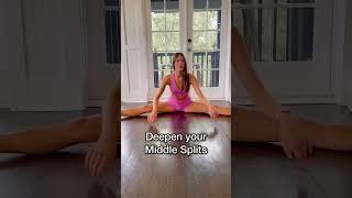 Do THESE️ to get your middle splits #shorts #splits