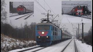 Пассажирские поезда на станции Горы и перегоне Мга - Горы Ленобласть + ЧС6 вновь в строю
