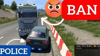 ‍️ Undercover POLICE Patrol in Calais-Duisburg  TruckersMP Game MODERATOR