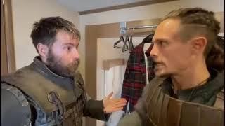 Finan & Sihtric hiding from Uhtred - Hilarious - watch til the end  The Last Kingdom