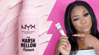 NYX COSMETICS PLAYED ME + NYX MARSHMELLOW PRIMER REVIEWWEAR TEST.