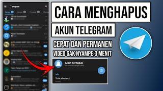 Cara menghapus akun telegram secara permanen dengan cepat tanpa menunggu