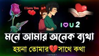 মনে আমার ব্যথা  bangla shayari  misti premer shayari  sad  dh story shayari