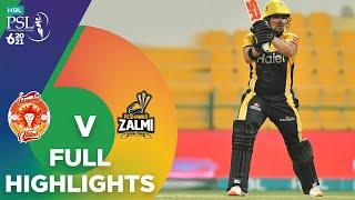 Full Highlights  Islamabad United vs Peshawar Zalmi  Match 33  HBL PSL 6  MG2T