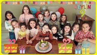 Doğum Günü Hediyelerimi Açtık Sınıf Arkadaşlarımla Kutlama Ceylin artık 9 yaşında Birthday Party