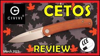 Complete Review of the Civivi CETOS - A Full-Sized Framelock - Model# C21025B-x