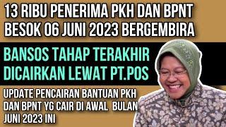 UPDATE PENCAIRAN BANTUAN PKH DAN BPNT YG CAIR DI AWAL JUNI INI DAN BANSOS BERAS BESOK 06 JUNI 2023 