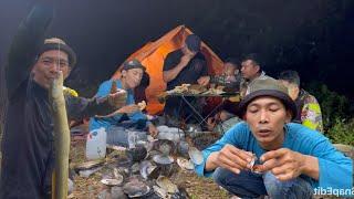 CAMPING BERSAMA DAN MANCING IKAN SIDAT SAMPAI PAGI