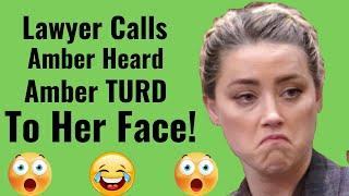 Lawyer Calls Amber Heard Amber TURD Right To Her Face in Johnny Depp vs Amber Heard Trial