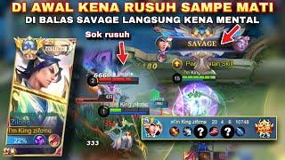 TUTORIAL ZILONG SAVAGE TERBARU Awal game di rusuh Langsung di balas SAVAGE  MLBB