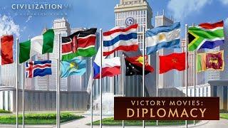 Civilization VI Gathering Storm - Diplomacy Win Victory Movies