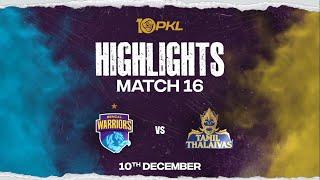 Match Highlights Bengal Warriors vs Tamil Thalaivas  December 10  PKL Season 10