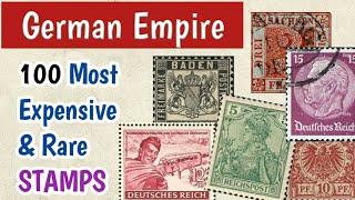 Most Expensive Stamps Of Germany  100 Rare German Postage Stamps Worth Money