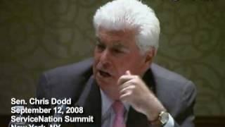 Benefits of Public Service - Chris Dodd