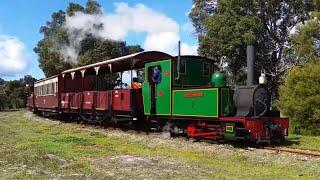 Bennett Brook Railway - Steam and diesel operations