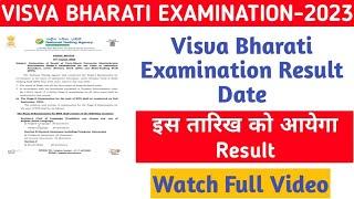 Visva Bharati Examination 2023 Result DateJobless Family
