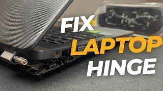 How to Repair Laptop Hinge Broken  Damaged For Beginners