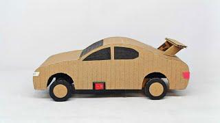How To Make A Supercar At Home  Make Cardboard Super Car - DIY Car