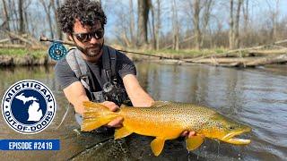 Fly Fishing For Trout Turkey Hunting Morel Mushrooms Michigan Out of Doors TV #2419